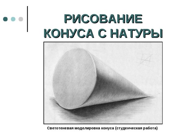 Рисование геометрических тел презентация