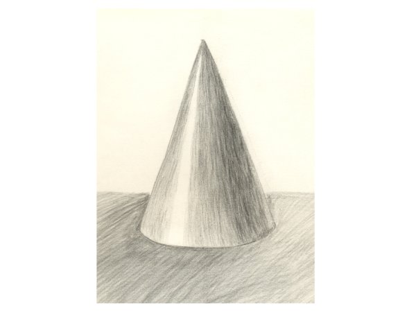 Конус карандашом