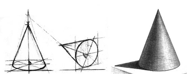 Построение конуса