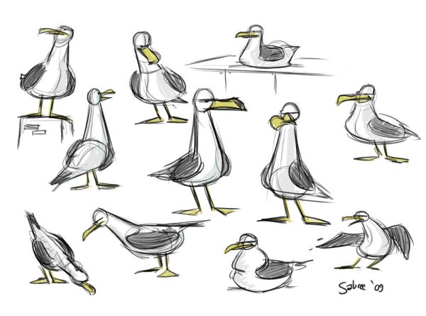 Чайка скетч