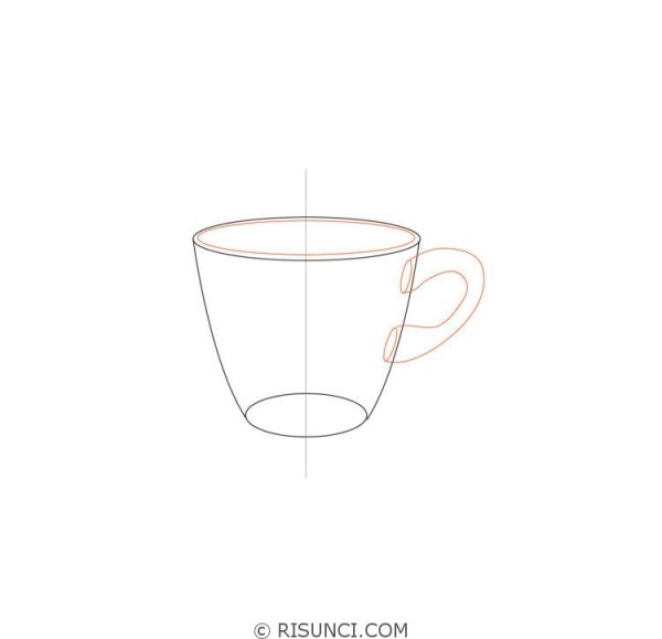 Технический рисунок кружки