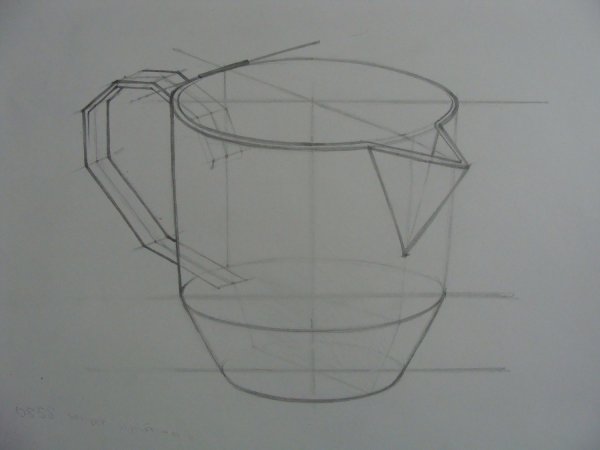 Линейно конструктивное построение предметов