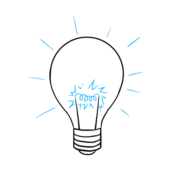 Лампочка пошагово