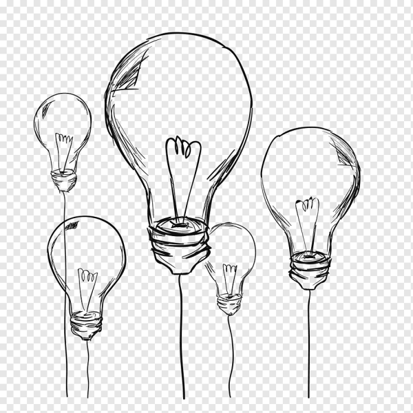 Рисование на лампочках