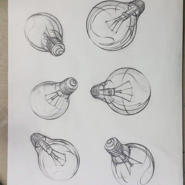 Рисунок предмета с разных ракурсов