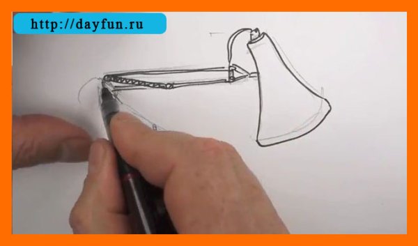 Как делают лампу карандашом