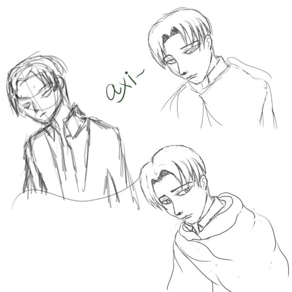 Леви нарисовать поэтапно