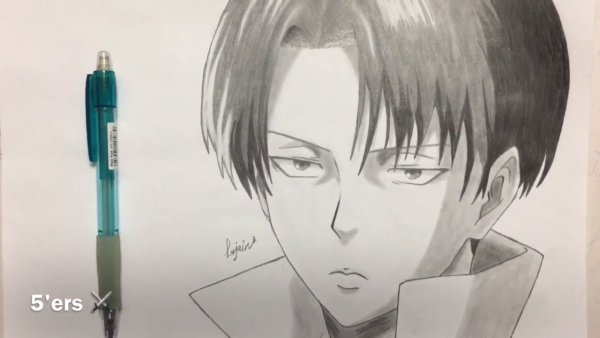 Леви Аккерман для срисовки