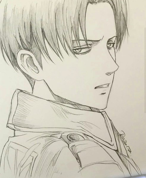 Леви Аккерман зарисовки