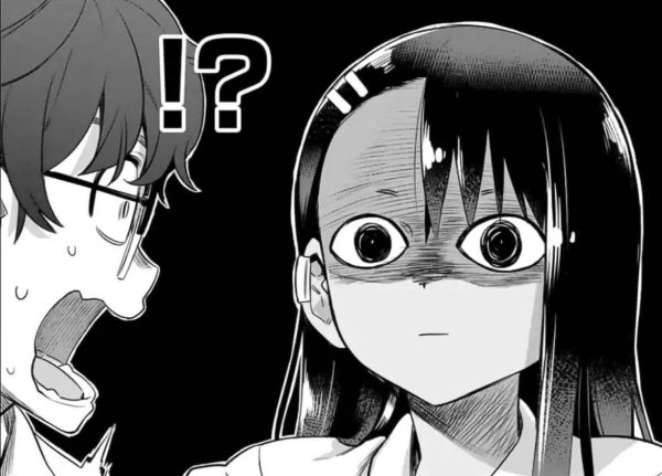 Контур аниме девушки