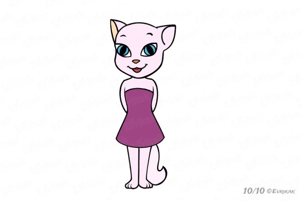 Раскраска Анджела