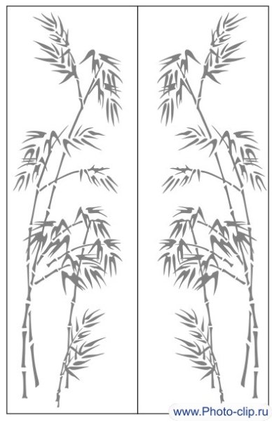 Бамбук каллиграфия