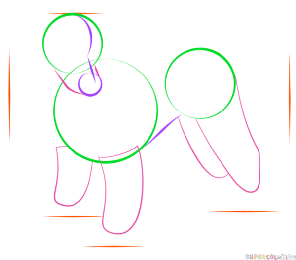 Рисуем пуделя пошагово