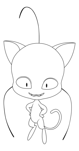 Раскраска леди баг КВАМИ