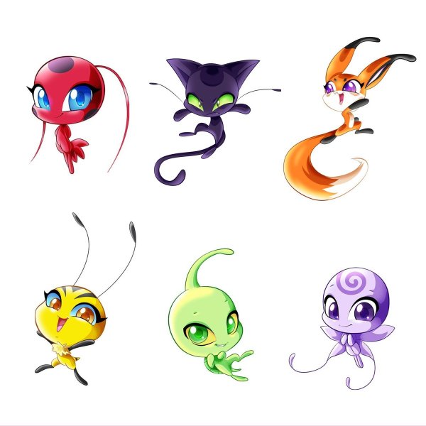 Леди баг КВАМИ И талисманы