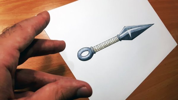 Кунай рисунок