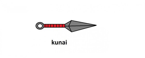 Кунай чертеж
