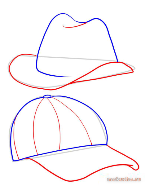 Шляпа карандашом