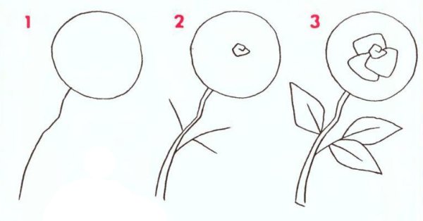 Рисование цветов для детей