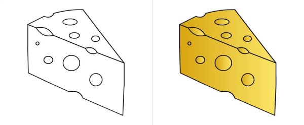 Сыр рисунок