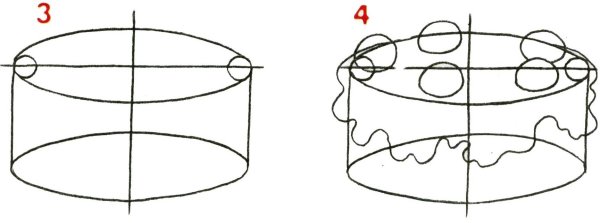 Трафарет сыра с дырками