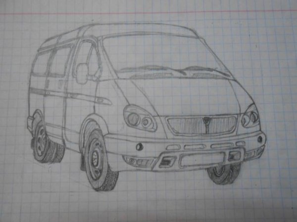 Газель рисунок карандашом