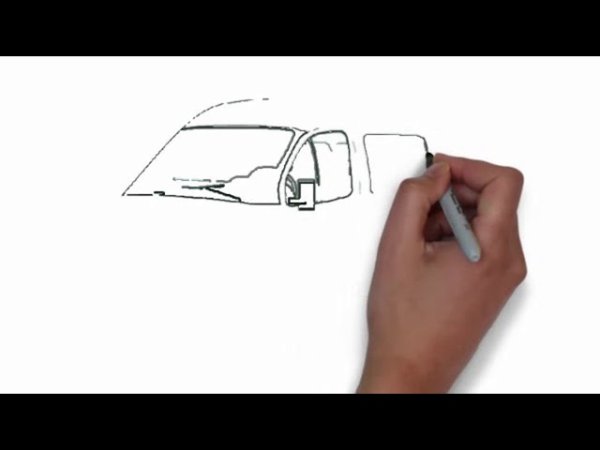 Поэтапное рисование Газель