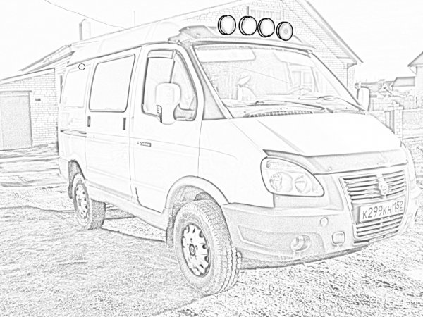 Раскраска Газель Некст