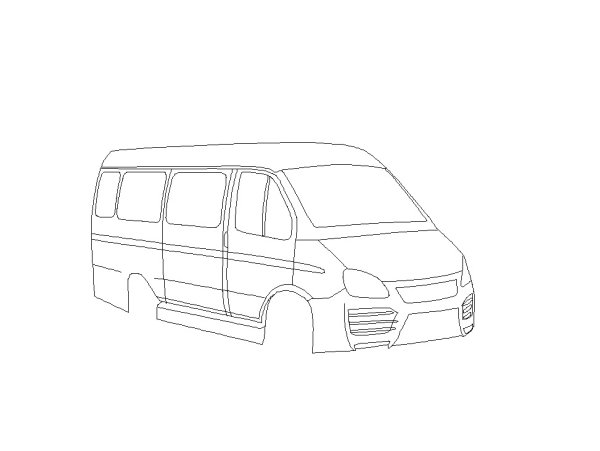 Раскраска Газель Некст маршрутка