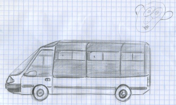 Простой рисунок газели