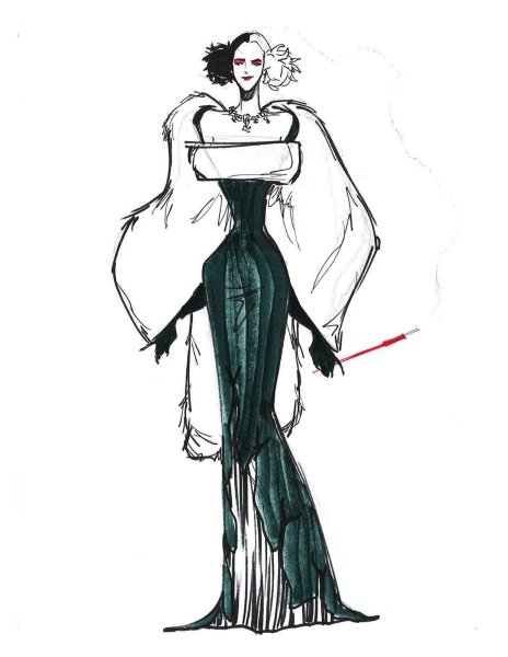 Круэлла де Виль рисунок