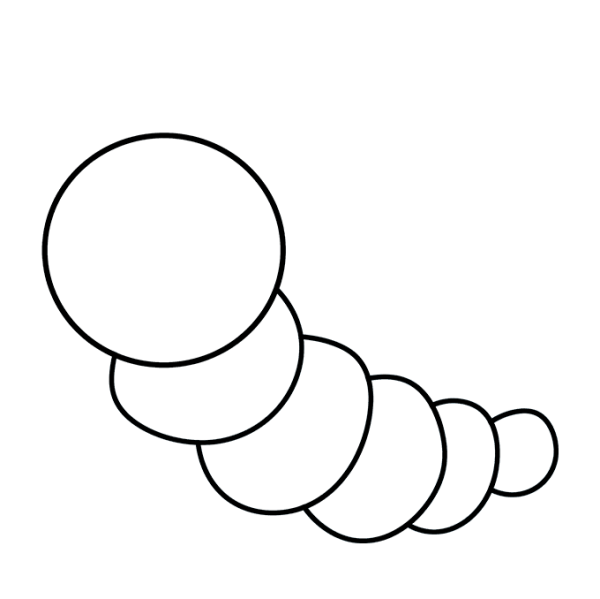 Эскиз самурая легкий