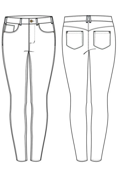 Рисование на джинсах