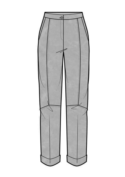 Штаны карандашом