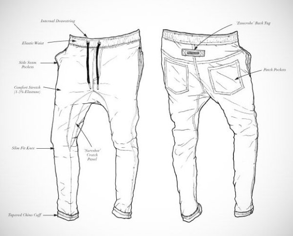 Штаны скетч мужские