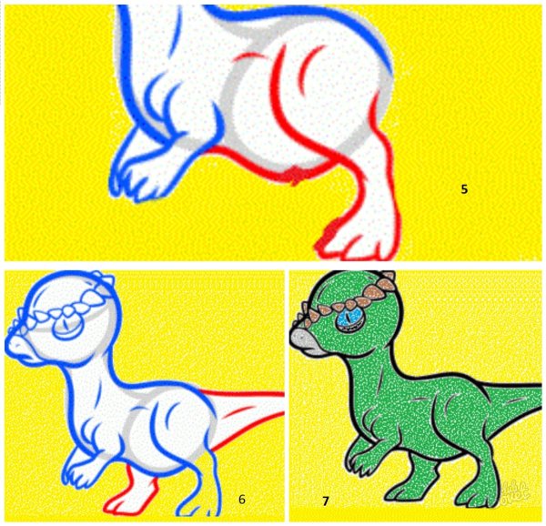 Динозавры рисование для детей