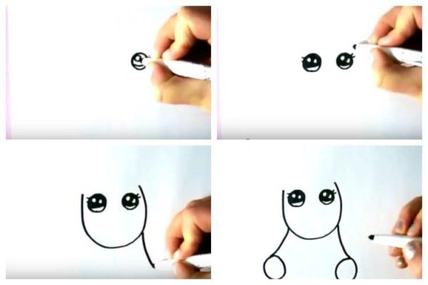 Лёгкие милые рисунки поэтапно