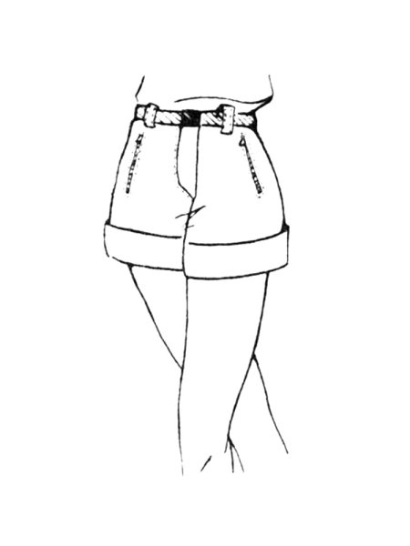 Шорты для срисовки