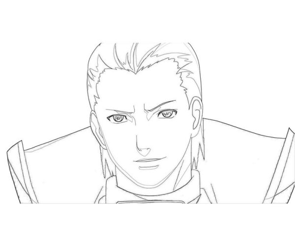 Раскраски Наруто Акацуки Хидан