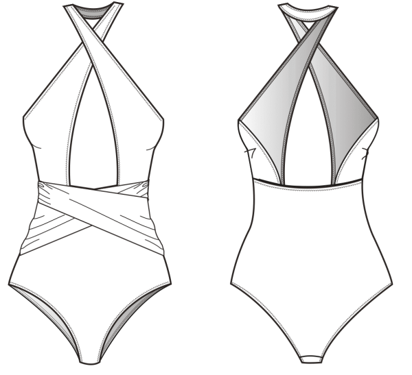 Купальники для рисования