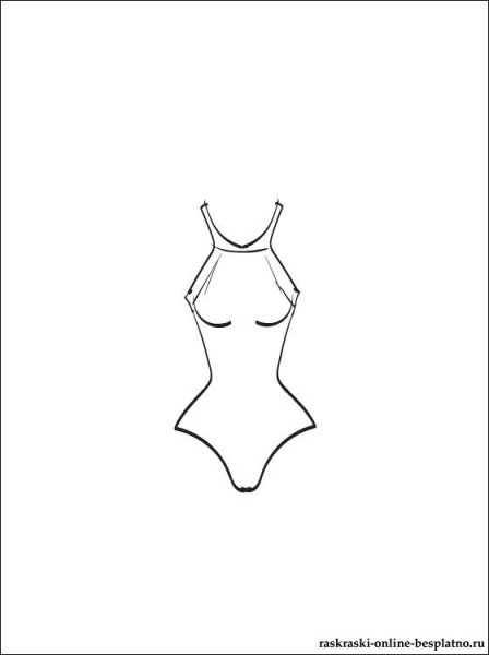 Купальники для рисования