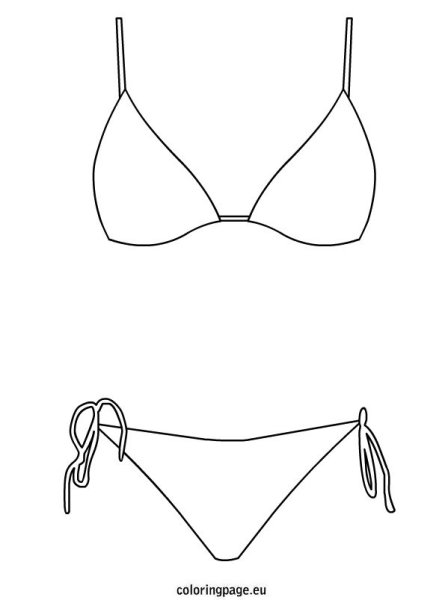 Купальник карандашом