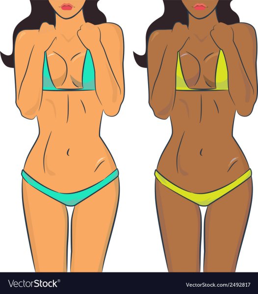 Купальник рисунок