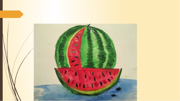 Рисование Арбуз