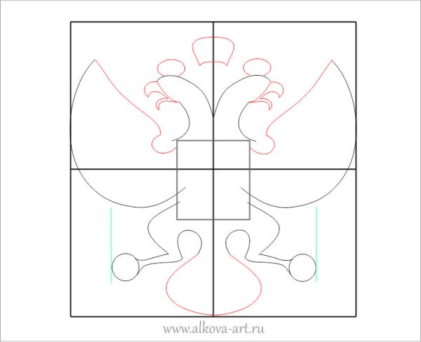 Рисунки герба России легкие