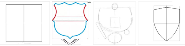Как нарисовать герб поэтапно