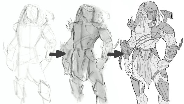 Инопланетянин карандашом