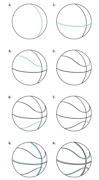 Рисование мяч