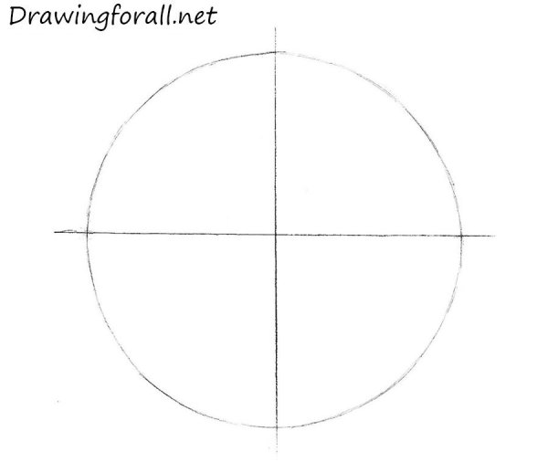 Поэтапное рисование мячика