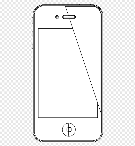 Раскраска айфон 10